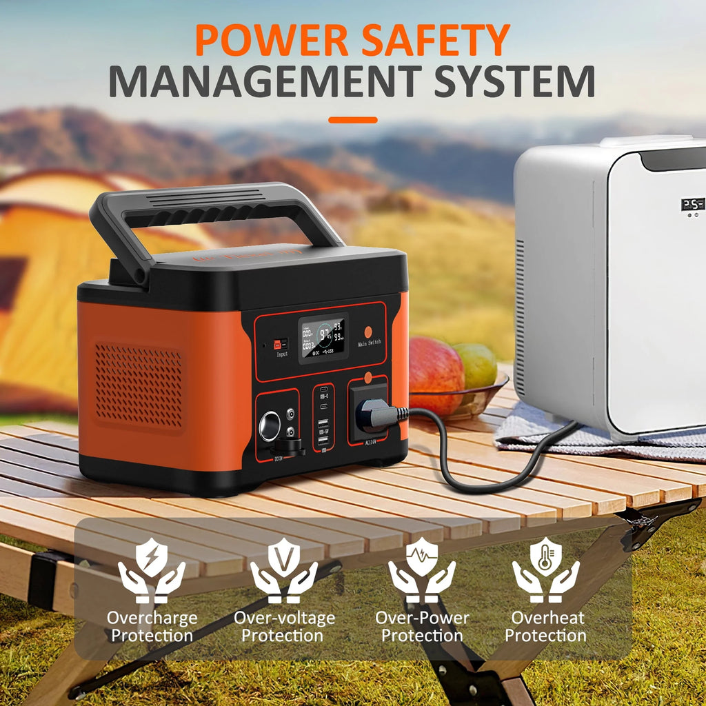 Portable Power Station 600W 550Wh LiFePO4 Battery B85228