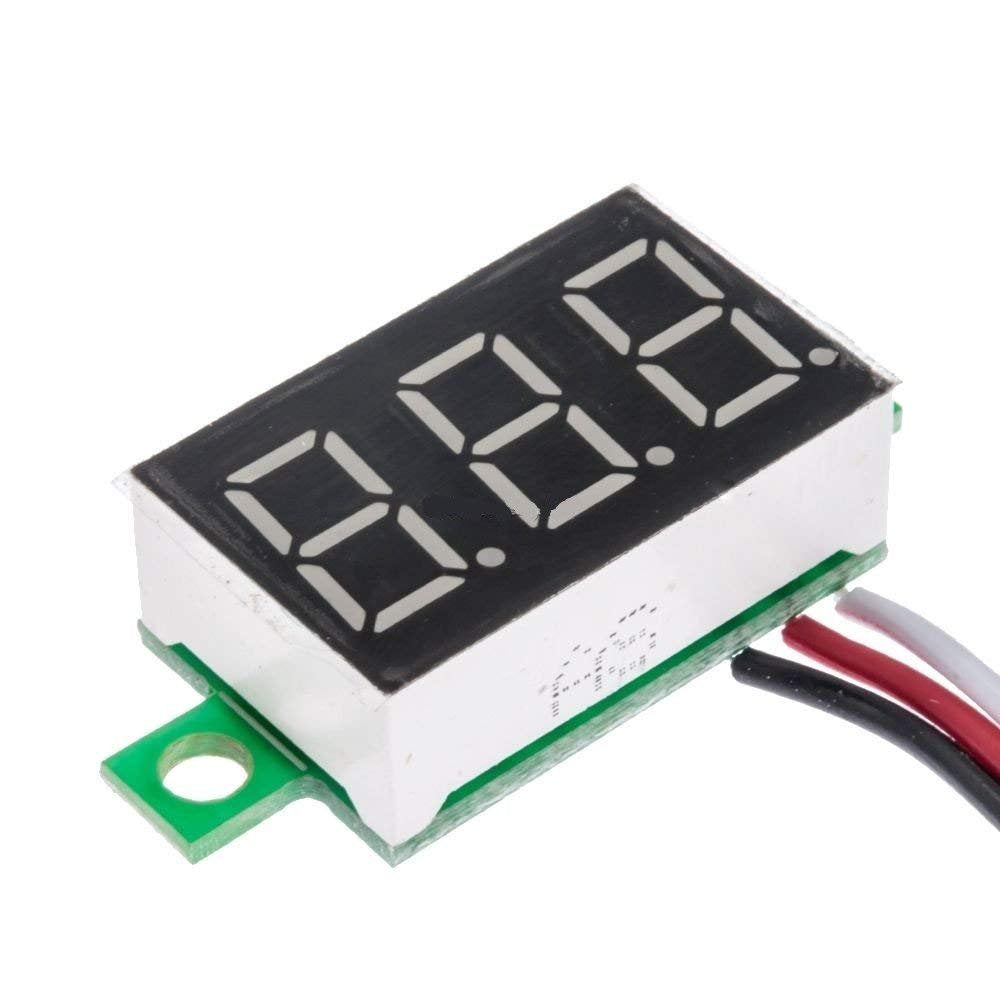 5pcs DC 0~30V Digital Voltmeter Red LED Display V405553