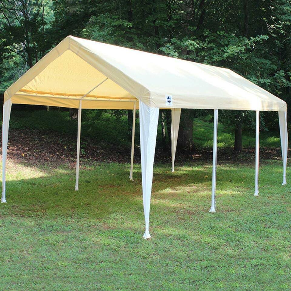 10x20 Canopy with Tan/White Cover M8136