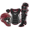 Youth Baseball Catcher's Gear Set - Black/Maroon S3111