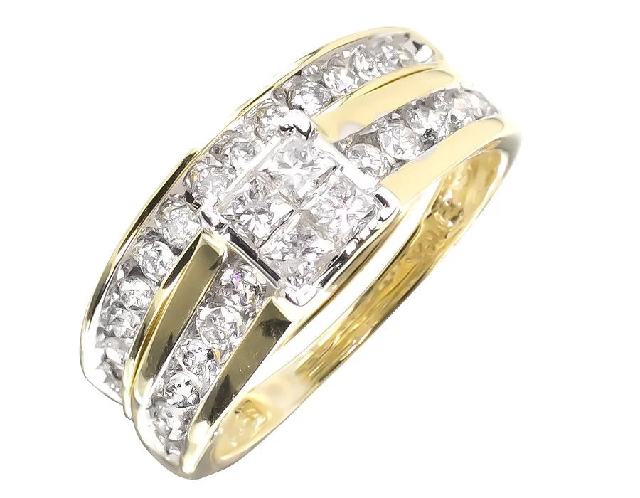 10k Yellow Gold Diamond Engagement Ring S456574