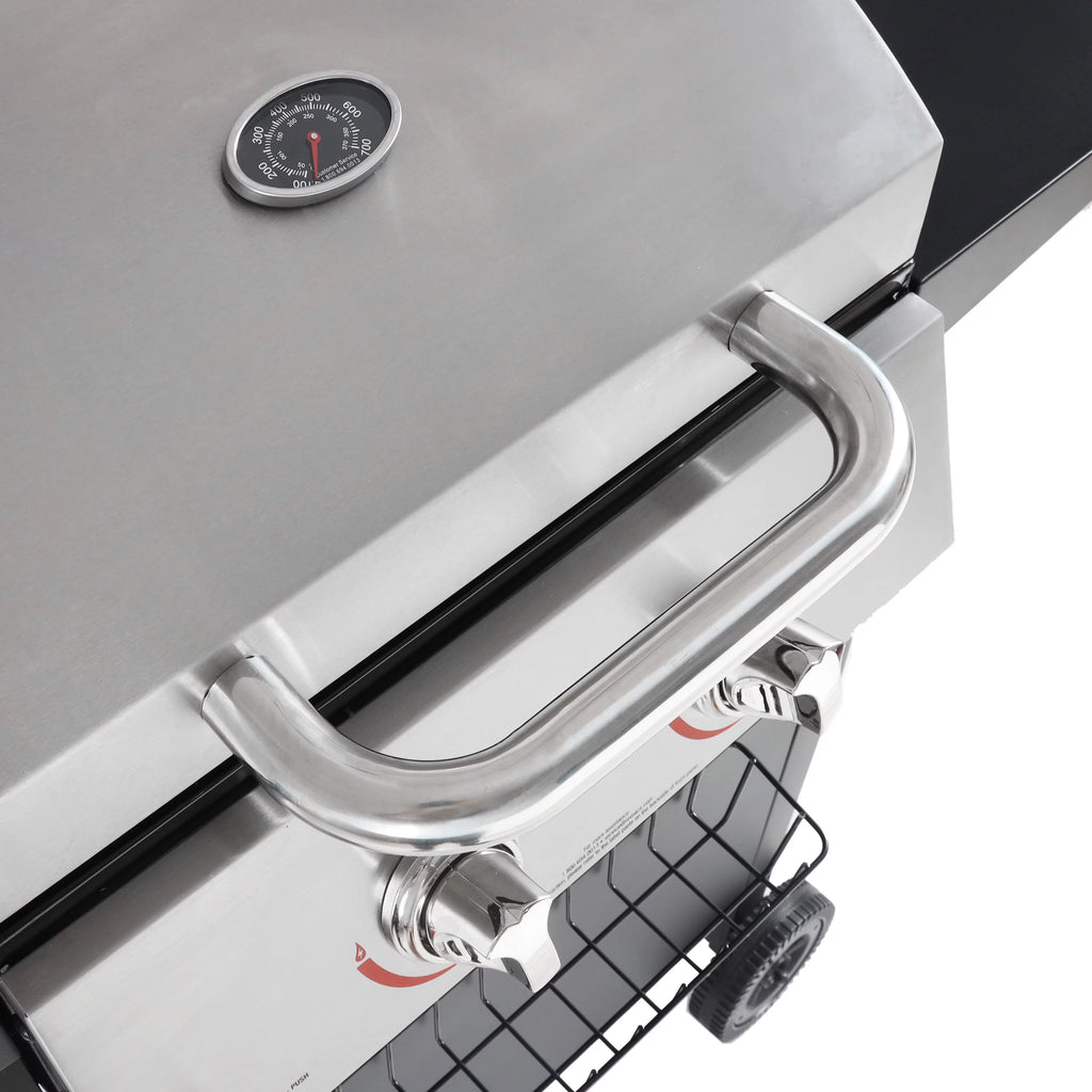2-Burner Propane Gas Grill, Stainless and Black S468727