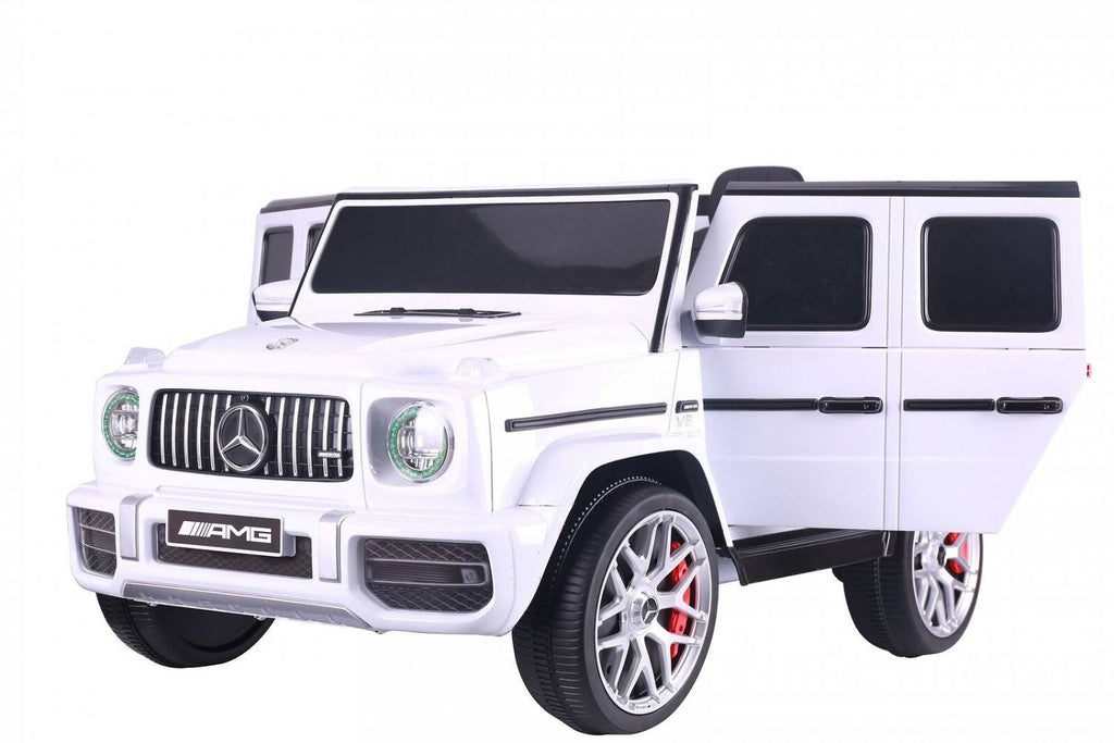 White 6V Kids Ride on Car with MP3 and RC M90268