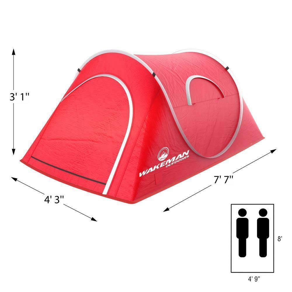 Red Pop-Up Tent with Carry Bag B734664