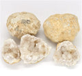 Natural Crystal Rough Agate Geode Raw Quartz Mineral Specimen 5PCS D314