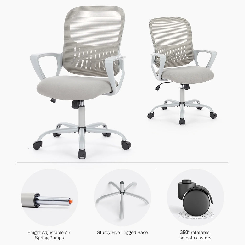 Ergonomic Mesh Office Chair with Lumbar Support S6207