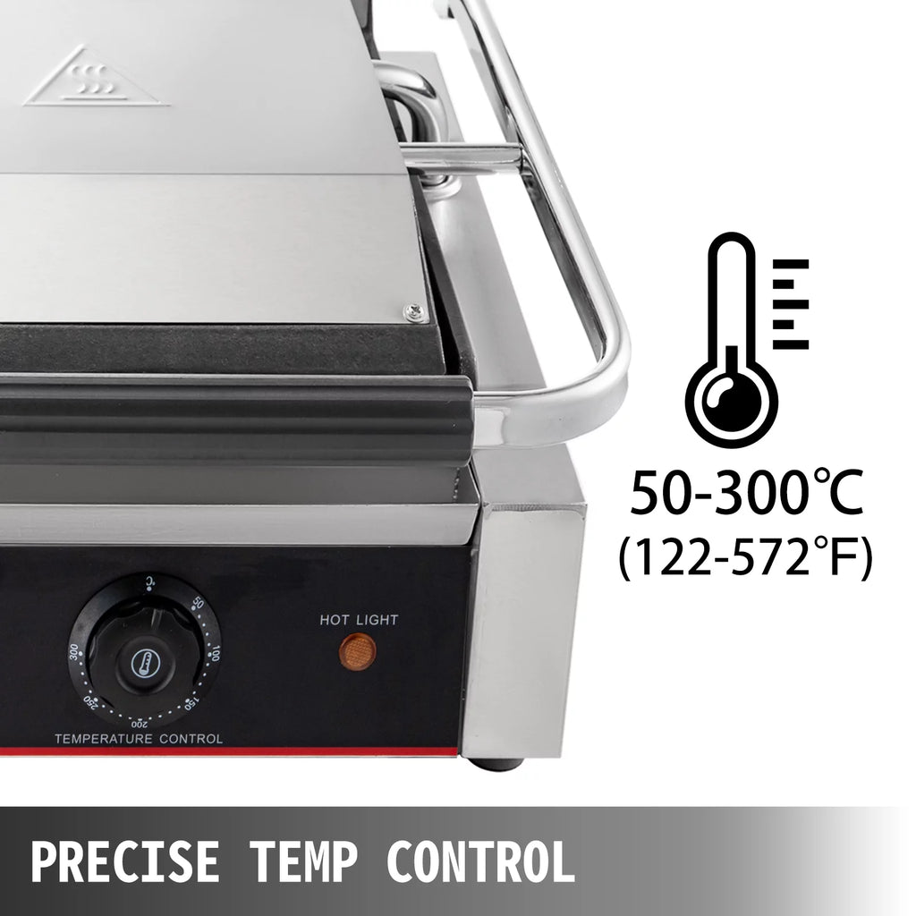 110V 1800W Electric Non-Stick Panini Maker B1333