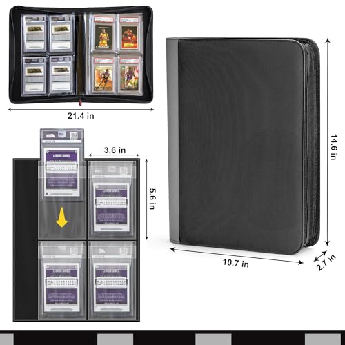 Red Graded Card Storage Binder V137