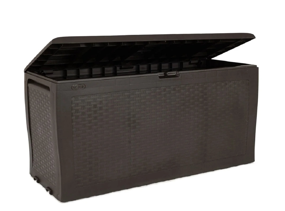 Brown Resin Outdoor Storage Deck Box G686611
