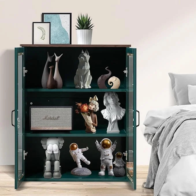Storage Buffet Cabinet with Glass Doors H80688