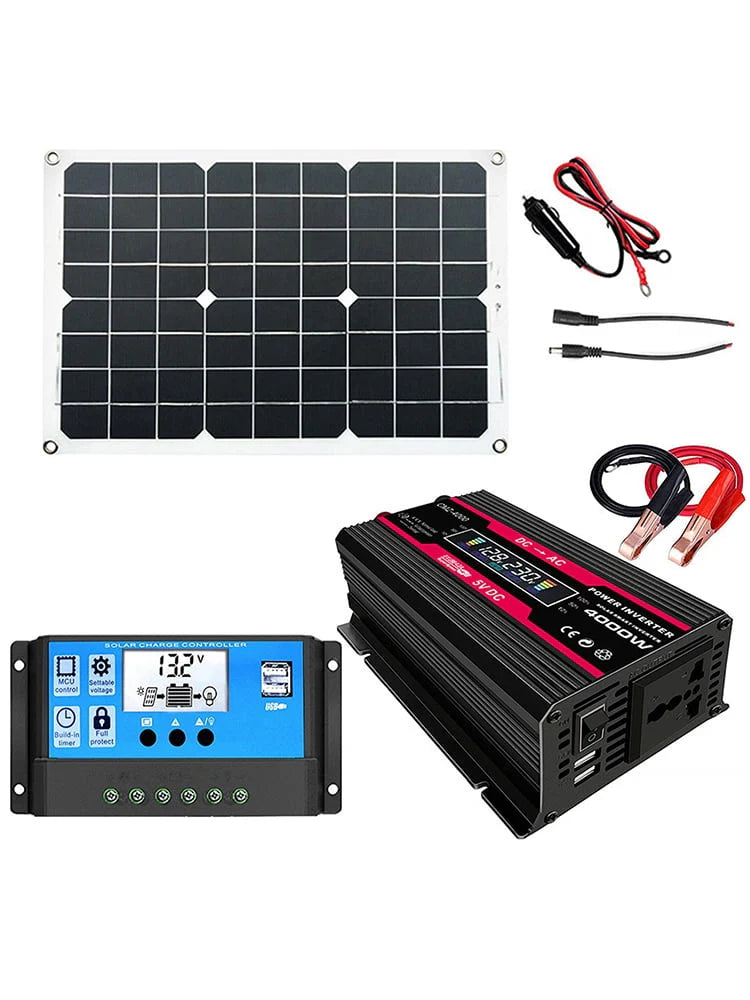 Solar Generator with 220V AC Outlet and 18W Panel P780329