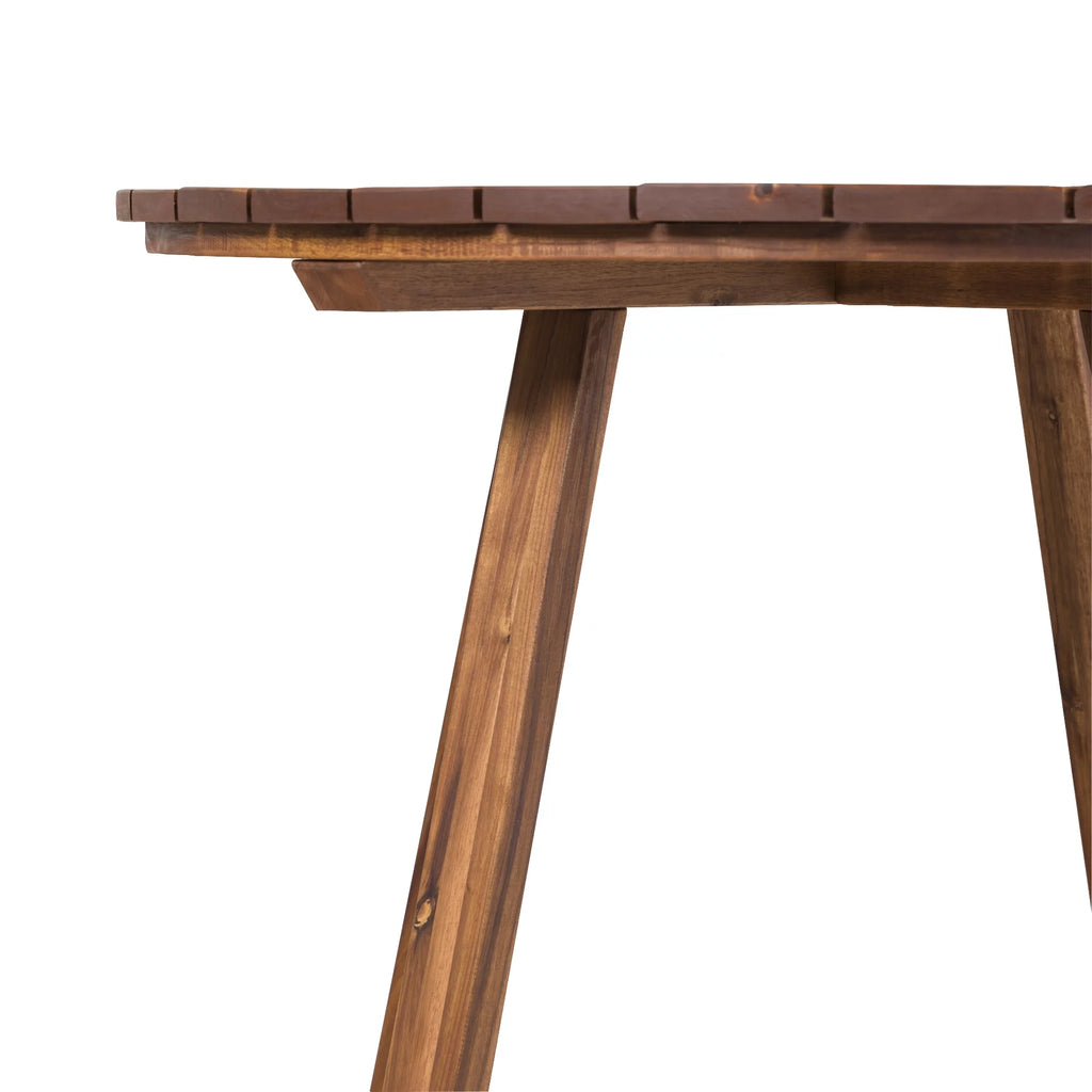 30” Solid Acacia Wood Outdoor Dining Table F26132