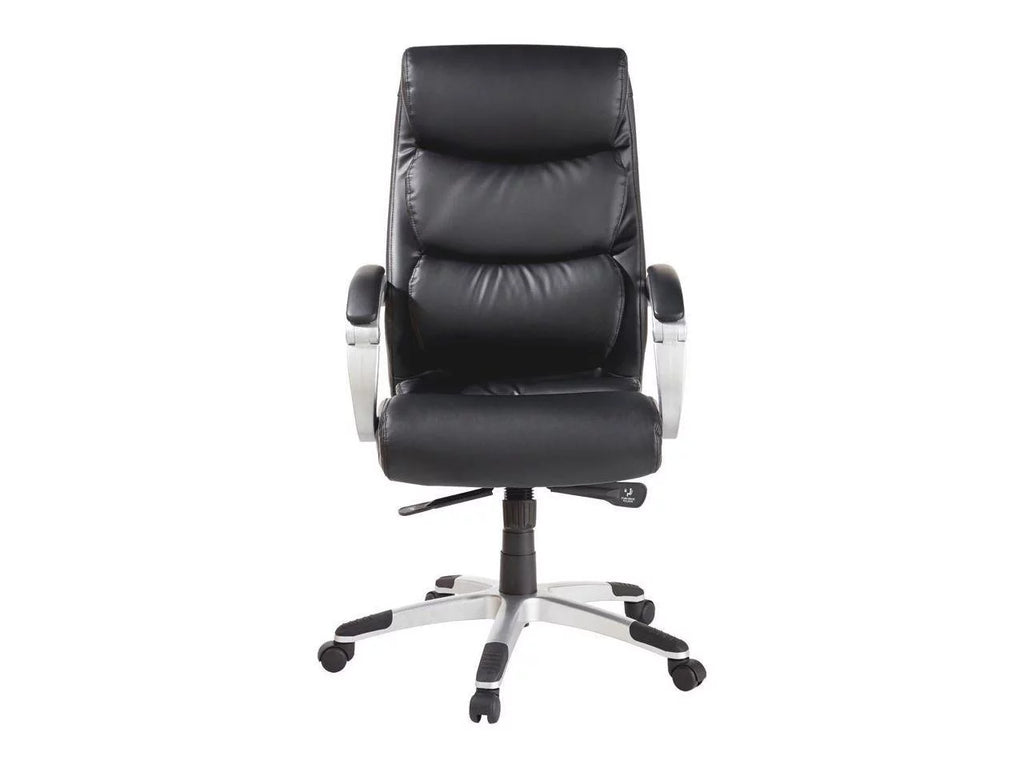High-Back Leather Chair with Flex Arms H20329