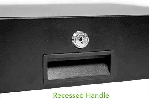19 Inch Rack Mount Lockable Deep Drawer 2U Pack of 2 U66354