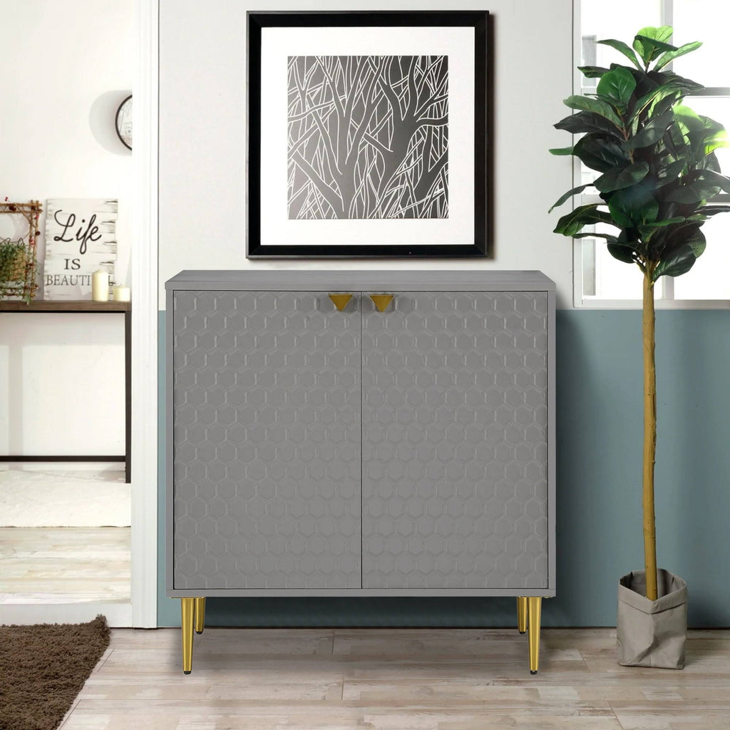 Green 2-Door Accent Cabinet L536069