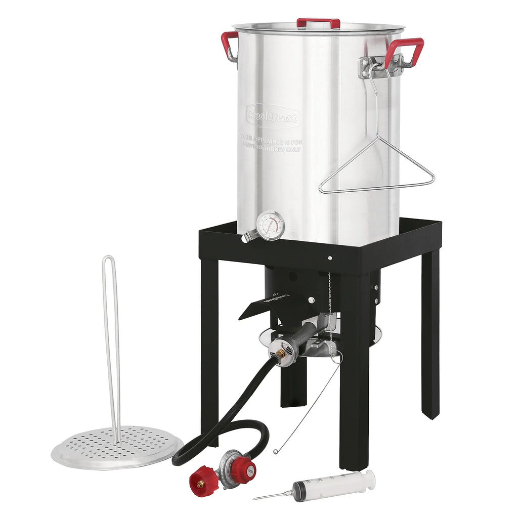 Premium Aluminum 30 Qt. Turkey Fryer Set M572221