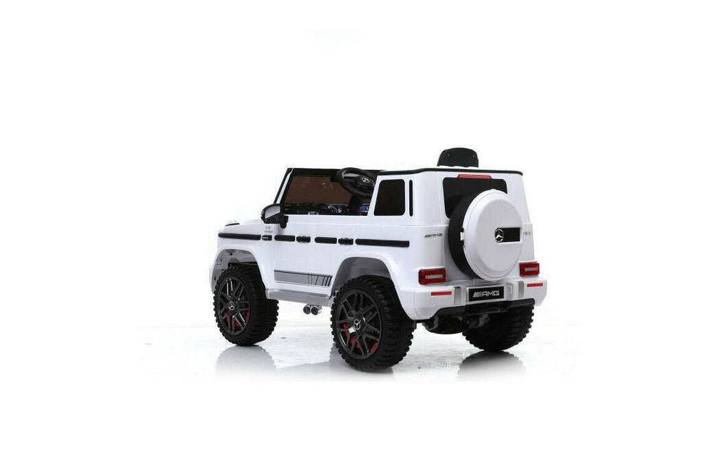 White 6V Kids Ride on Car with MP3 and RC M90268