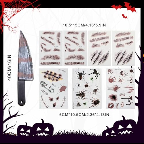 10 Pcs Halloween Costume Accessories Rainbow Long Sleeve Overalls I470213