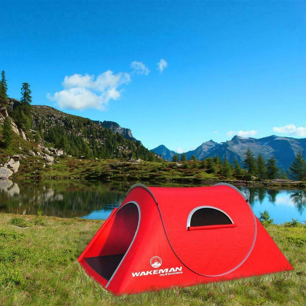 Red Pop-Up Tent with Carry Bag B734664