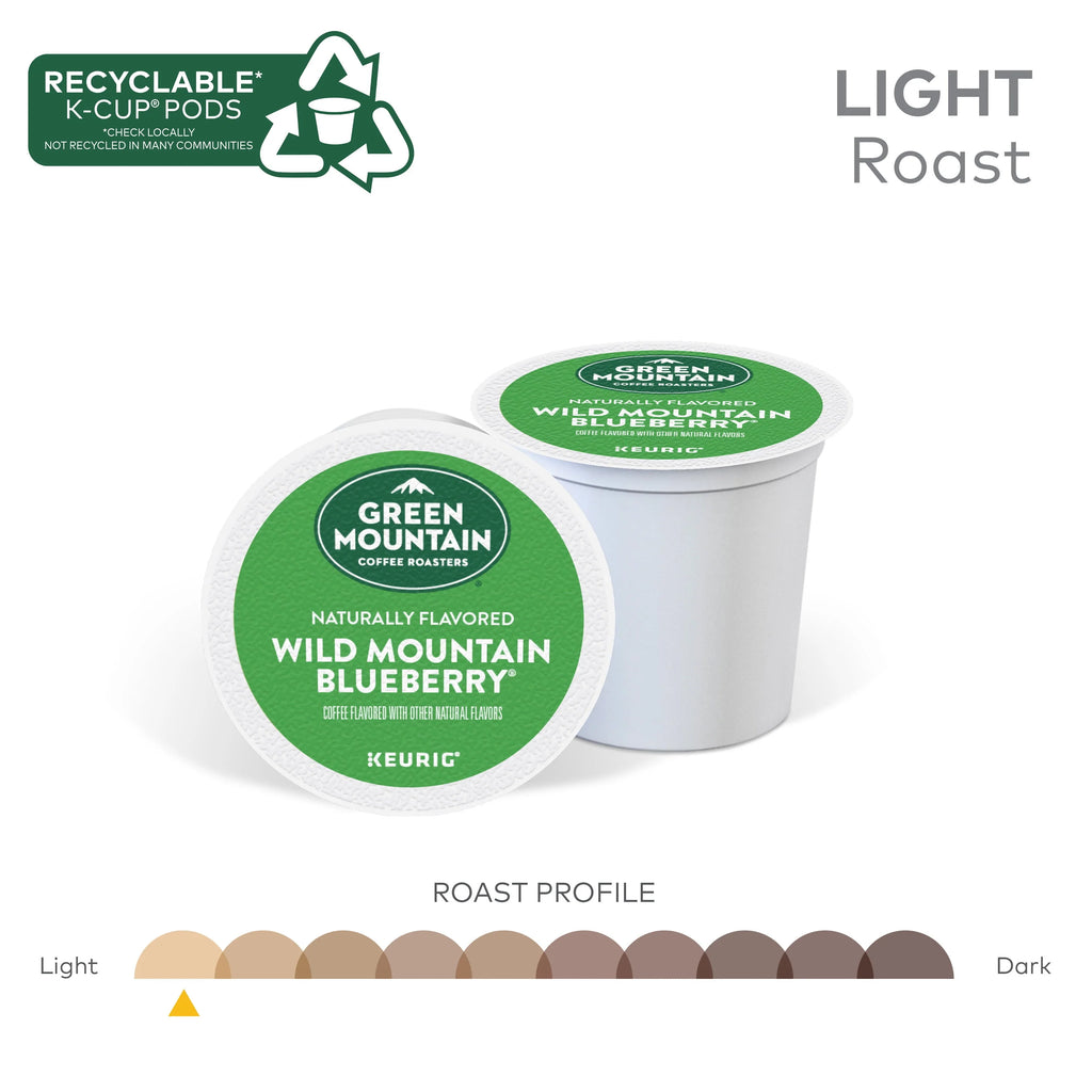 Light Roast Blueberry K-Cup Coffee Pods, 24 Count M282227