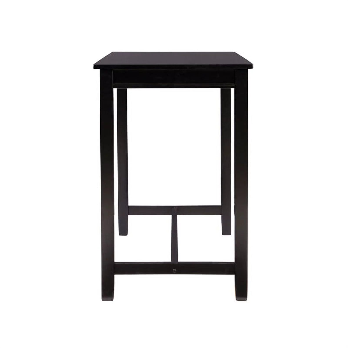 36" Wood Counter Height Pub Table in Black C866
