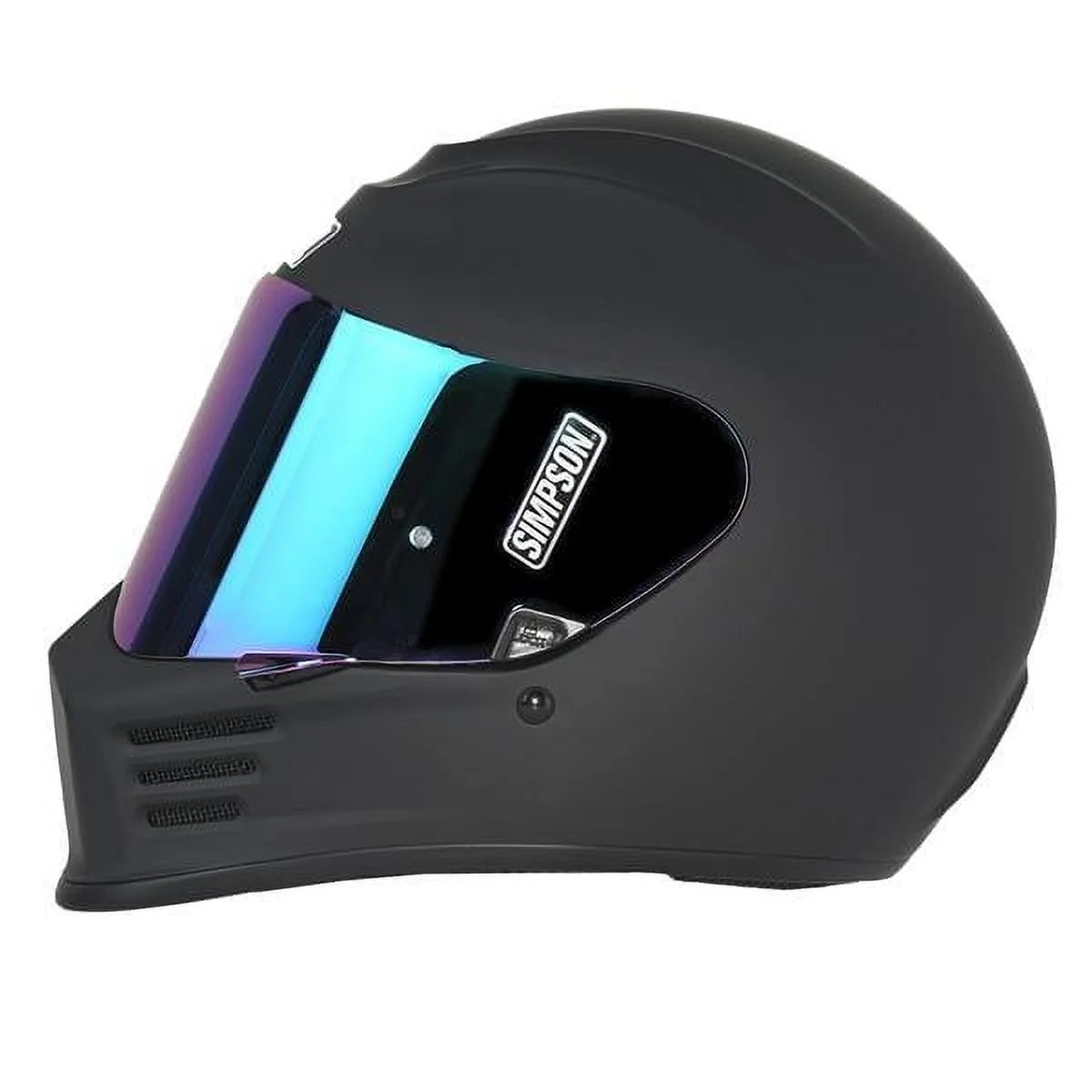 Motorcycle Helmet Adult XXL Matte Black L7205