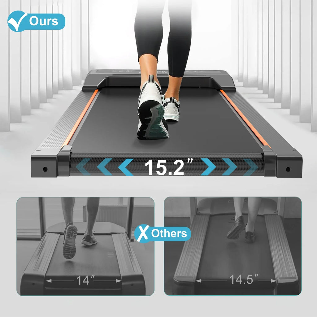 Portable Under Desk Walking Pad Treadmill with LED Display K854890