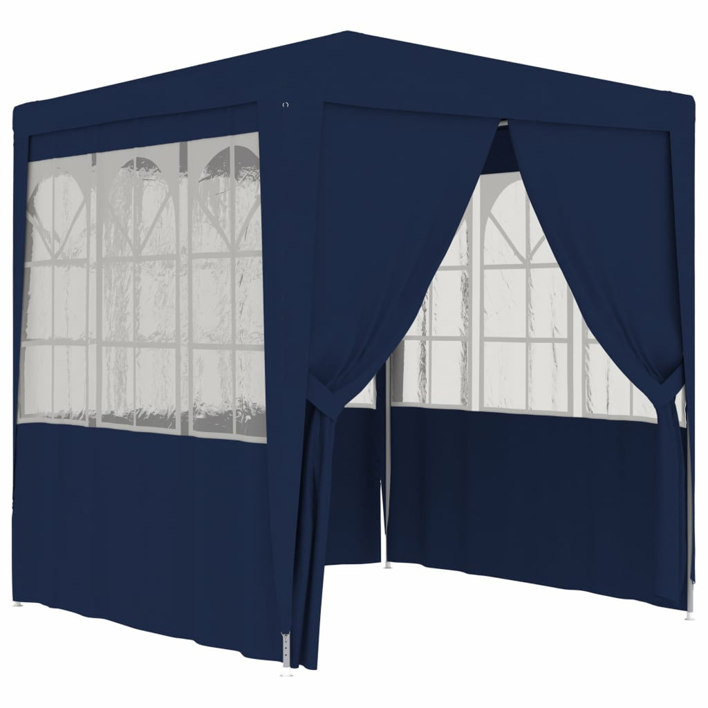 Blue Party Tent with Side Walls 6.6'x6.6' L571072
