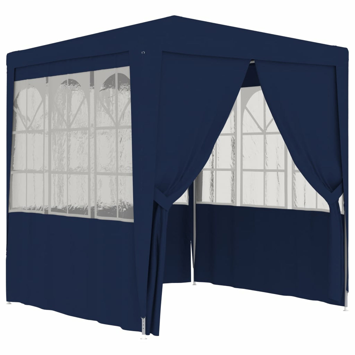 Blue Party Tent with Side Walls 6.6'x6.6' L571072