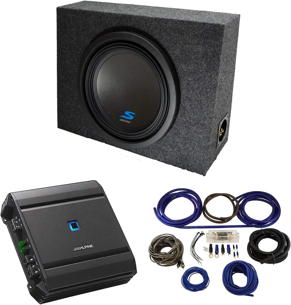 Dual 12" Car Audio Subwoofers Sub Box Enclosure Package X1777