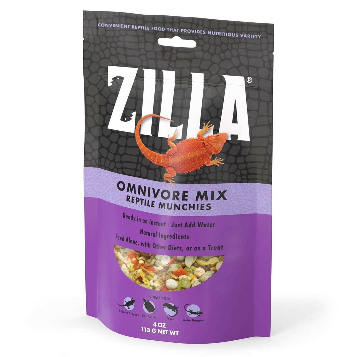 Reptile Munchies Omnivore Mix with Calcium U933011