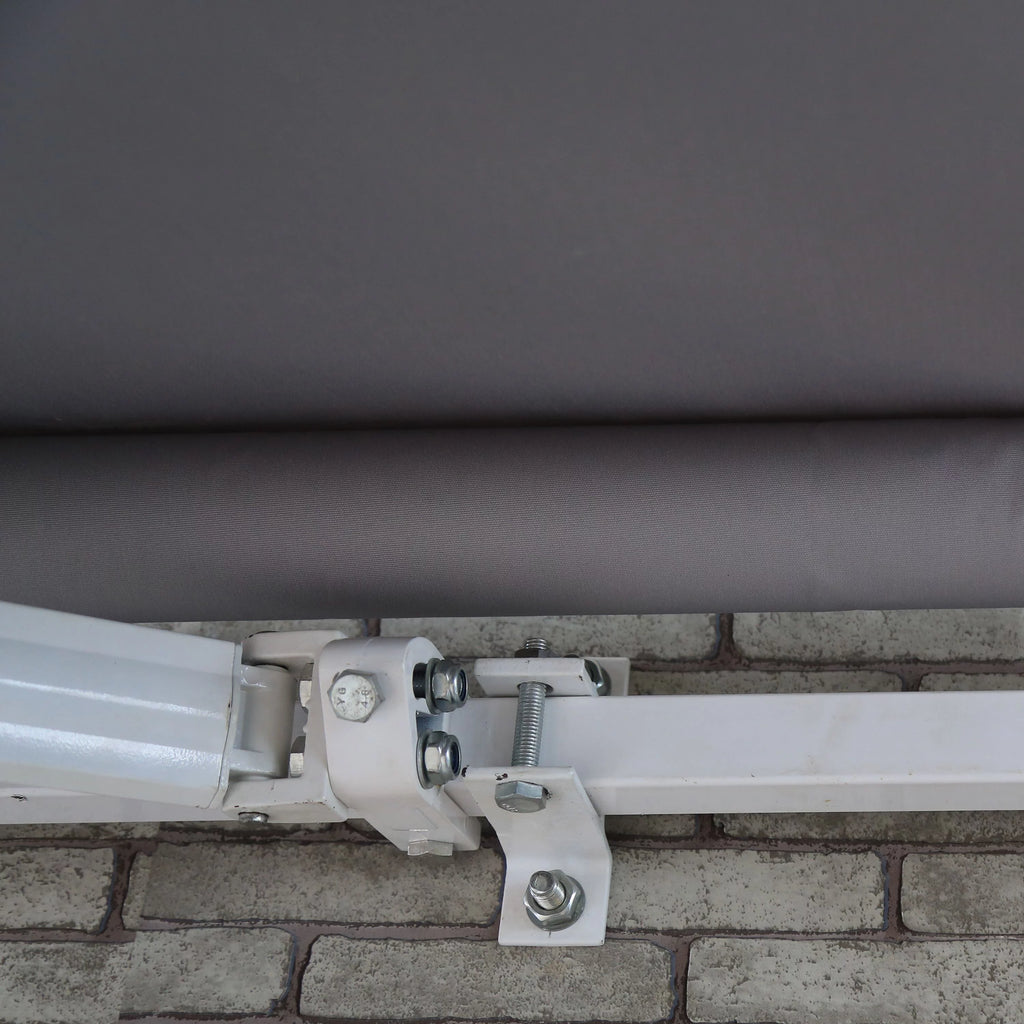 Retractable Patio 13' x 10' Awning Canopy, Gray F451