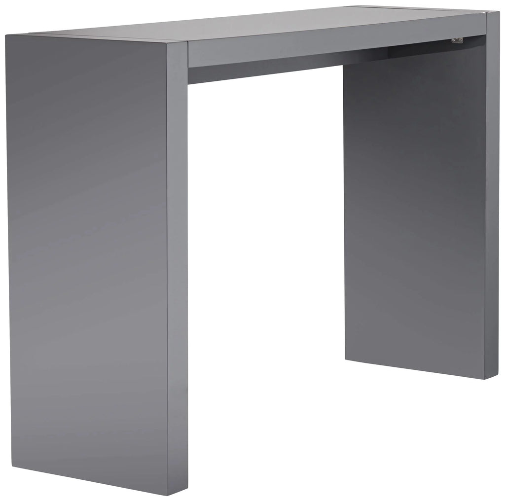 Gloss Gray Wood Rectangular Bar Table 60" x 18" U94511