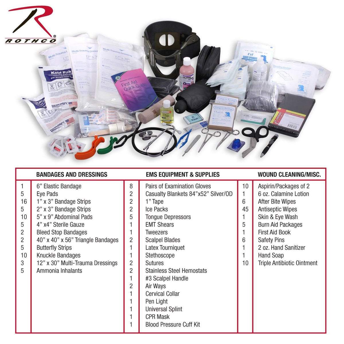 Red EMT Medical Trauma Kit Z541980