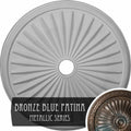 Bronze Blue Ceiling Medallion I922