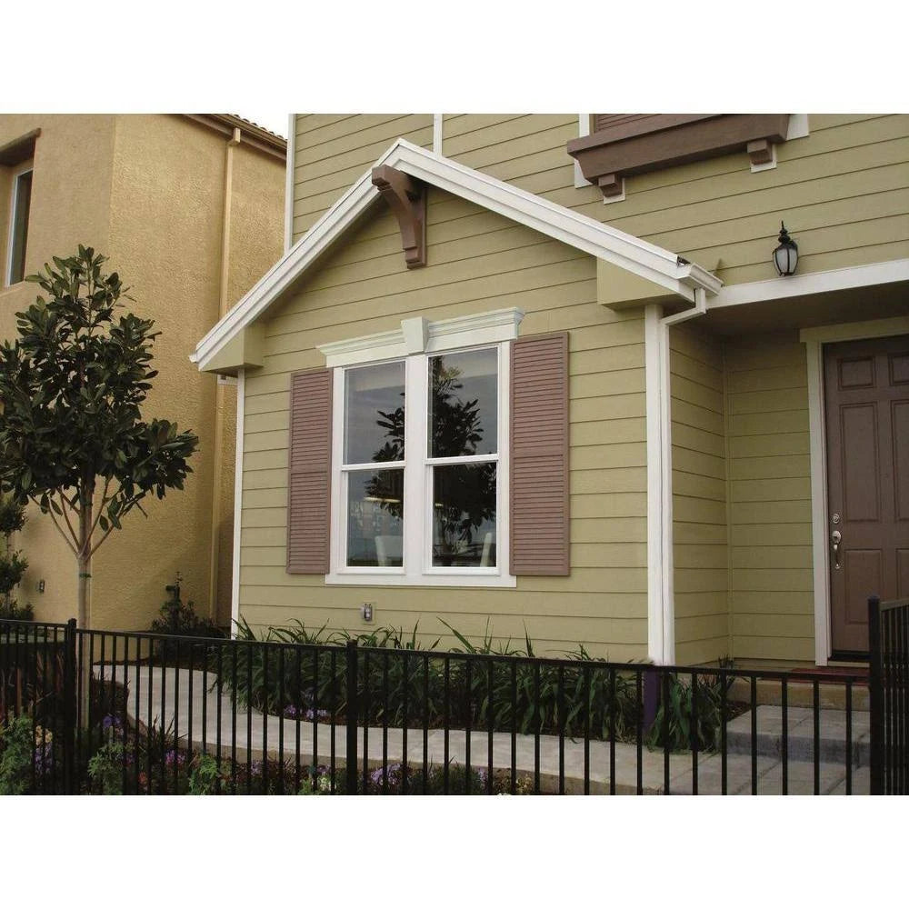 Louvered Shutter with Center Rail, Urethane (Per Pair) S333608