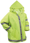 Safety Green Reflective Rain Jacket I905