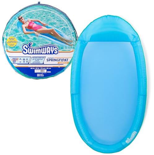 Sky Blue Inflatable Pool Lounger O369