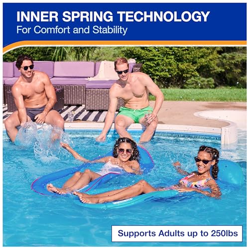 Sky Blue Inflatable Pool Lounger O369