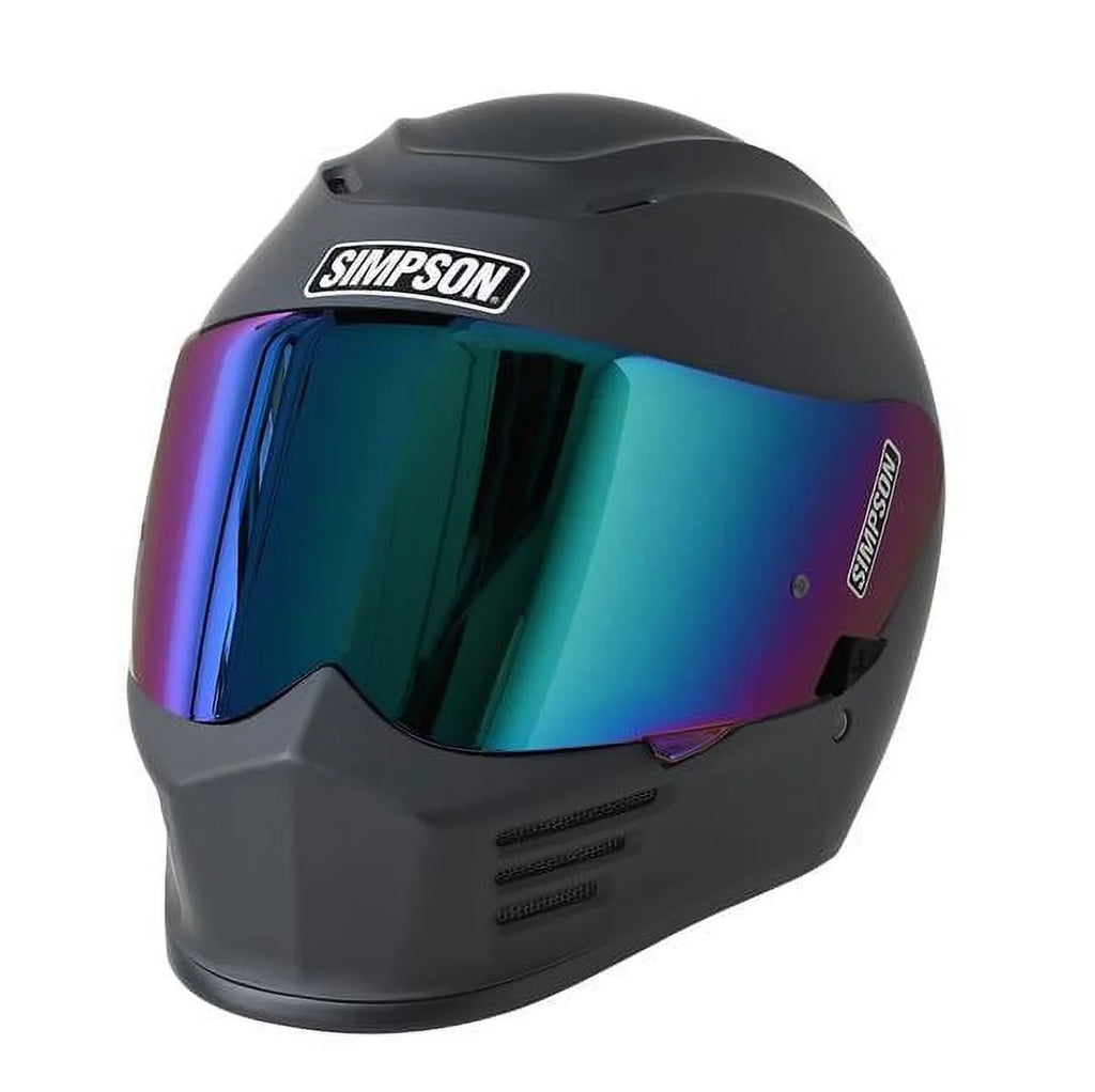 Motorcycle Helmet Adult XXL Matte Black L7205