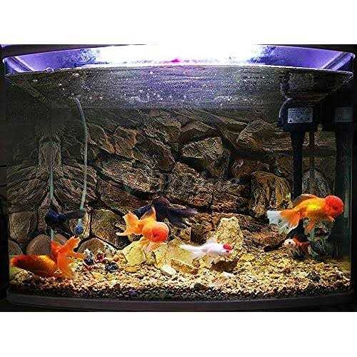 Rock Wall Aquarium Background Poster Fish Tank Decor V7607