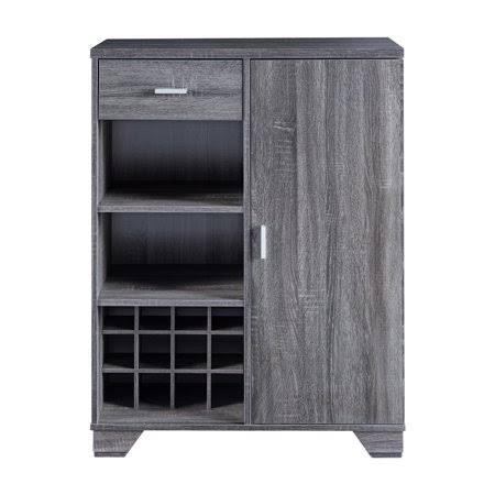 Dark Gray Bar Cabinet U2892
