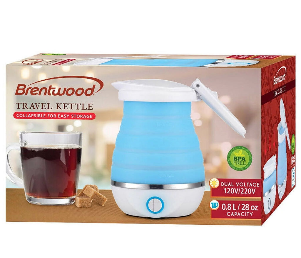 Collapsible Portable Tea Kettle Blue G961