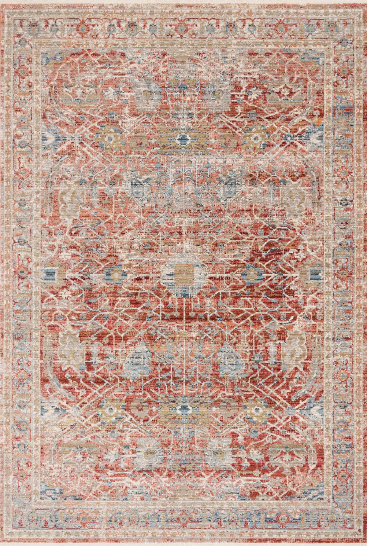 Red Ivory Rug 11'6 x 15'7 S862757