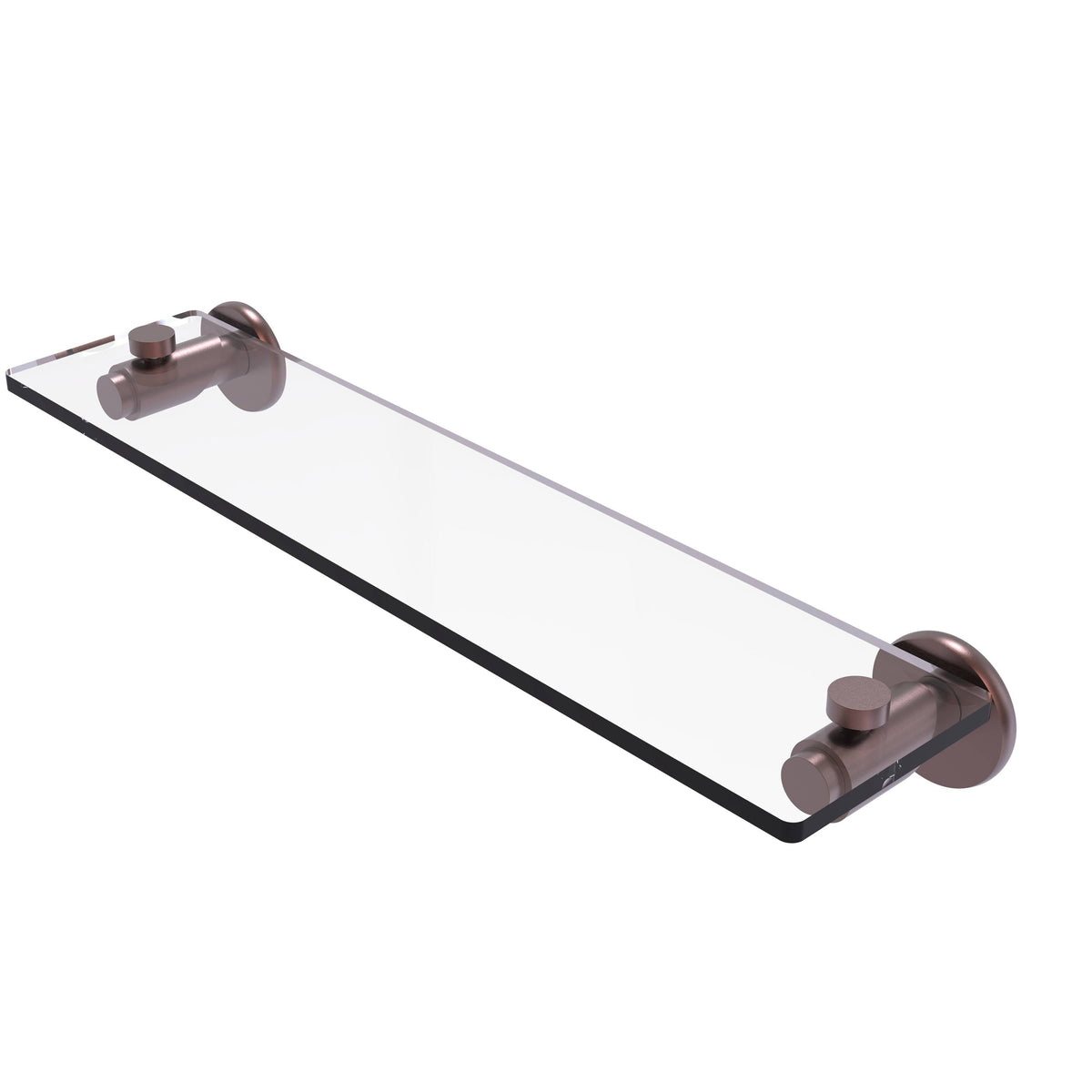 Antique Copper Glass Vanity Shelf Z95547
