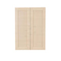 Stone Wash Wall Cabinet with 2 Doors 3 Shelves R849328