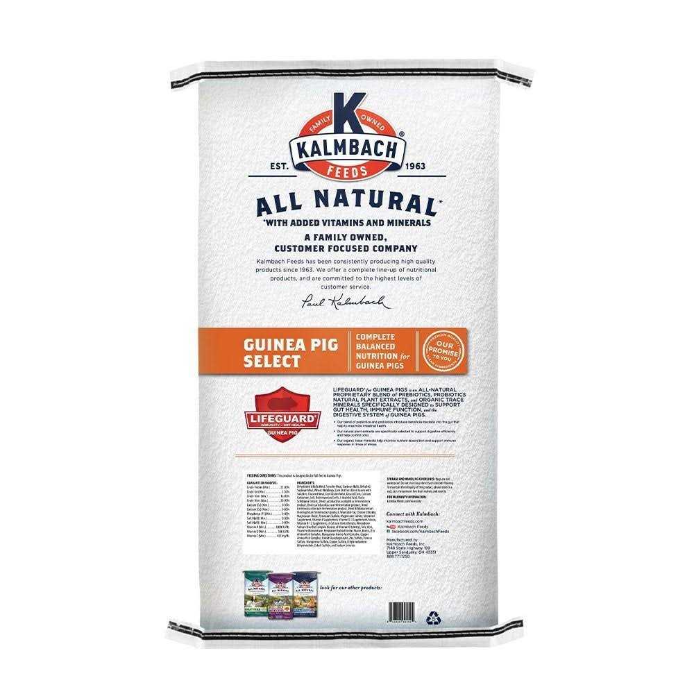 All Natural Guinea Pig Food U657632