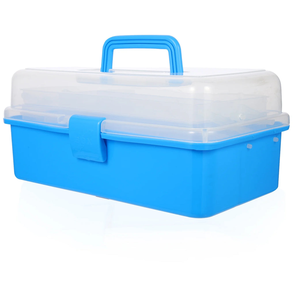 Blue Stackable Collapsible Storage Box L75595
