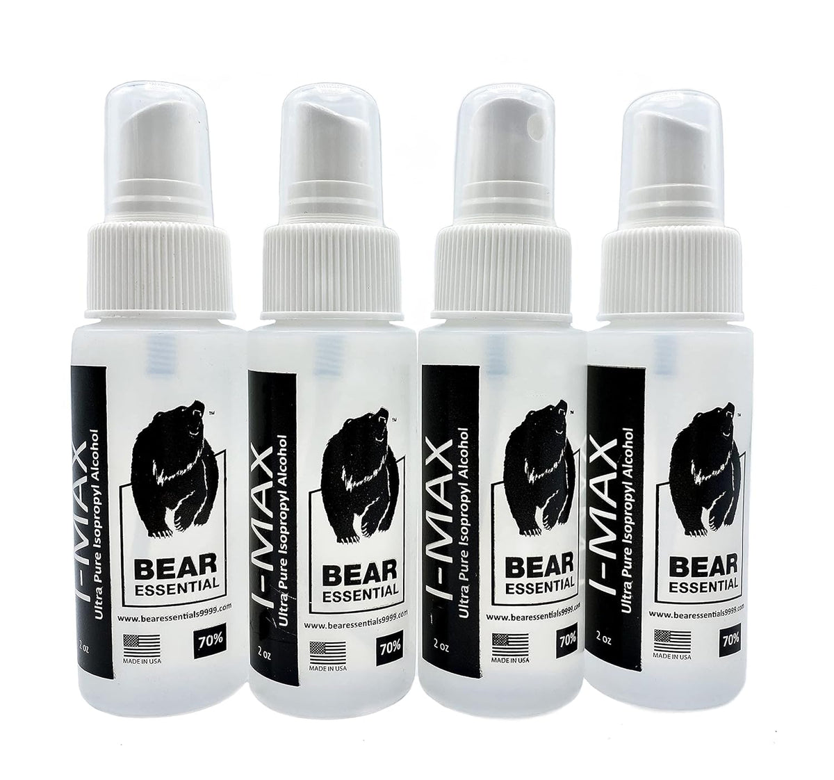High Purity USP Grade Isopropyl Alcohol 99.5+% 20 Liters with Four 2 oz USP Grade IPA 70% Spray Bottles G698