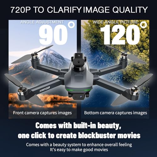 Foldable HD Camera Drone with Screen and 3 Batteries D68488